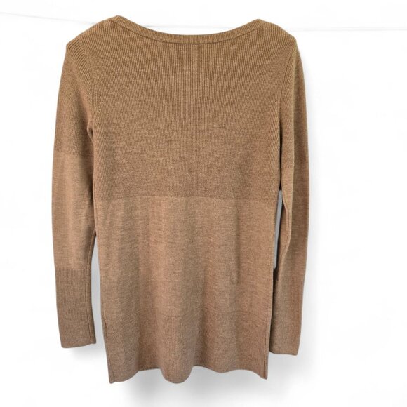 Royal Robbins Women's Wool Blend Camel Brown Textured Knit Sweater Small - Picture 8 of 16